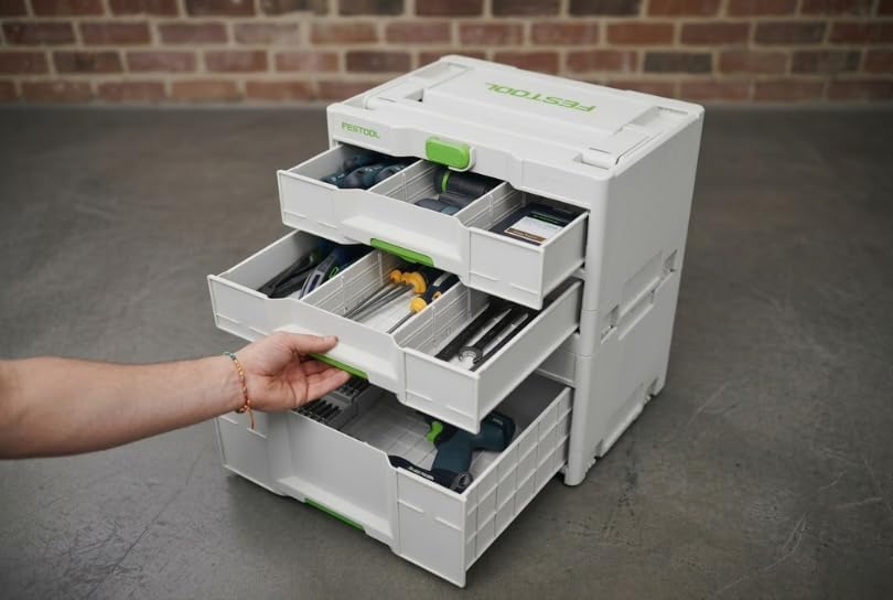Festool Sortainer³ SYS3-SORT/3 M 337 (mit Trennstegen), Sys3-sort/3 M 337