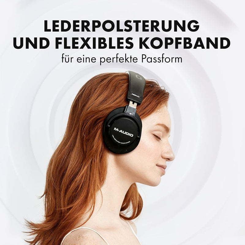M-Audio Oxygen Pro 49 und HDH40 – 49-Tasten USB MIDI Keyboard Controller mit Beat Pads und Over-Ear