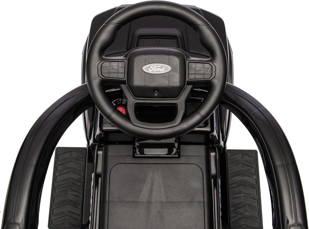 sun baby Rutschauto ab 1 Jahr mit Schieber – Fort Raptor – grosse Geländereifen, LED-Lichter, Sitz m