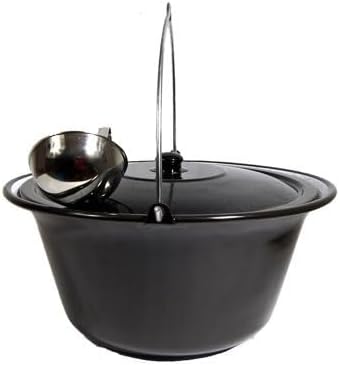 Set Ungarischer Gulaschkessel 4 Liter Suppentopf Emaille + Deckel + Schöpflöffel