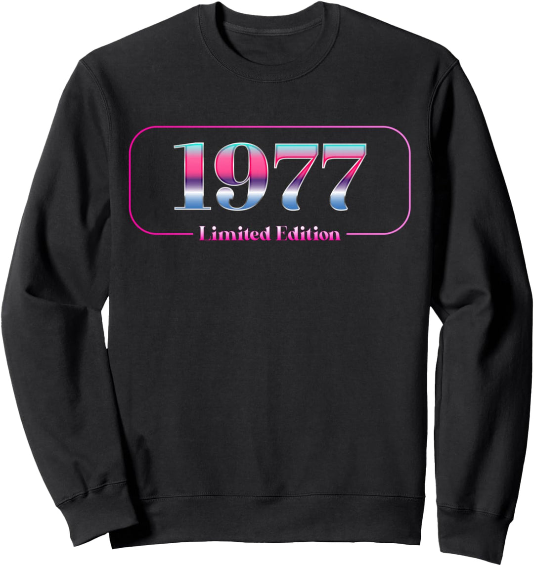 47. Geburtstag Mann Frau 47 Jahre 1977 Deko Lustig Geschenk Sweatshirt