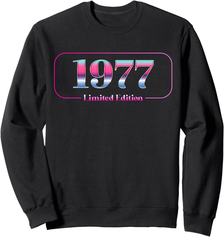 47. Geburtstag Mann Frau 47 Jahre 1977 Deko Lustig Geschenk Sweatshirt