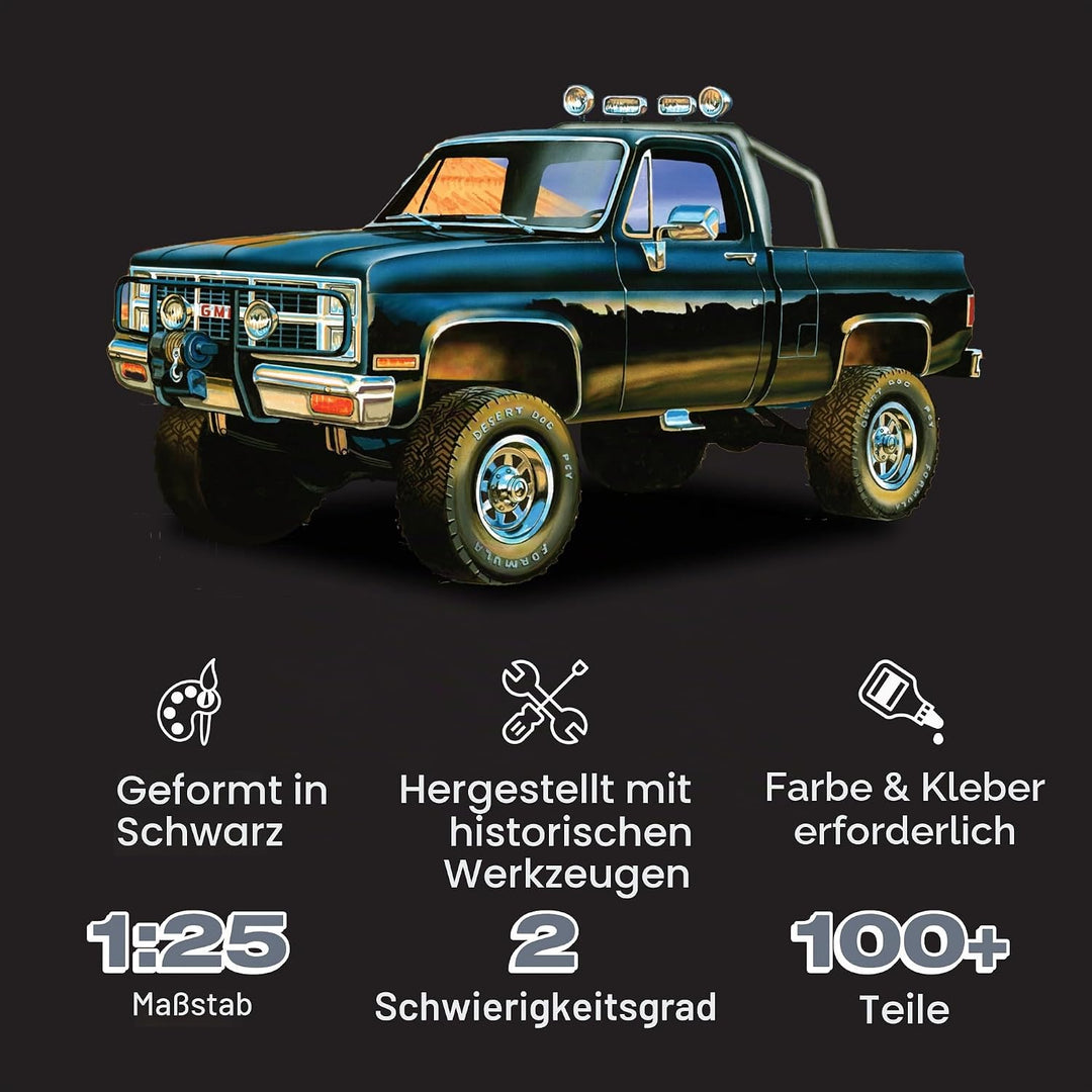 Round2 MPC848/12 GMC 1/25 1984er Pickup, schwarz