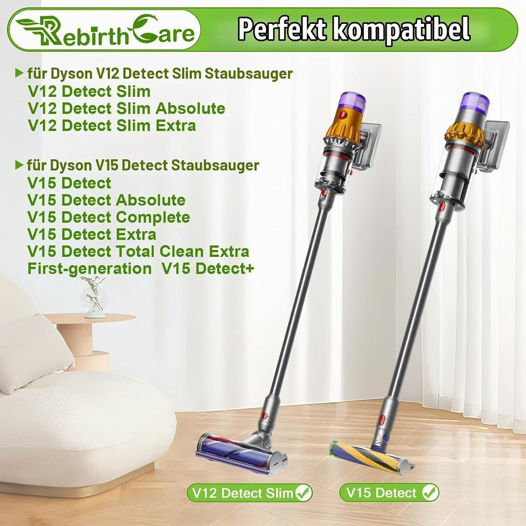 V12 Bürstenwalze für Dyson V15 Detect/V12 Slim/V12 Detect Slim/V10 Digital Slim/V8 Slim, Slim Fluffy