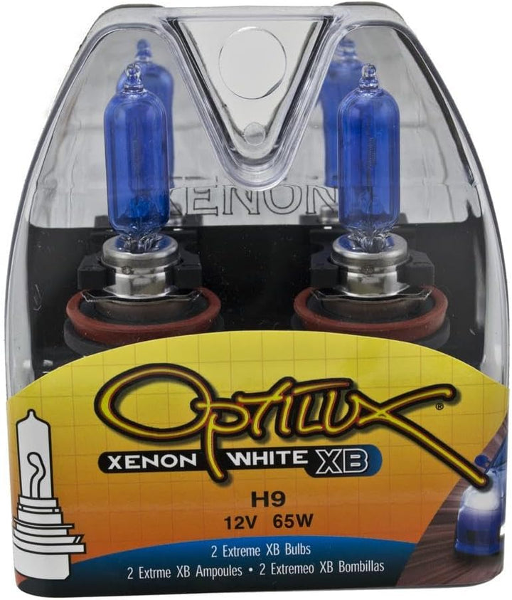 Hella H71071382 Optilux XB Series H9 Xenon Weiss Halogenlampen, 12 V, 65 W, 2 Stück Extreme White XB