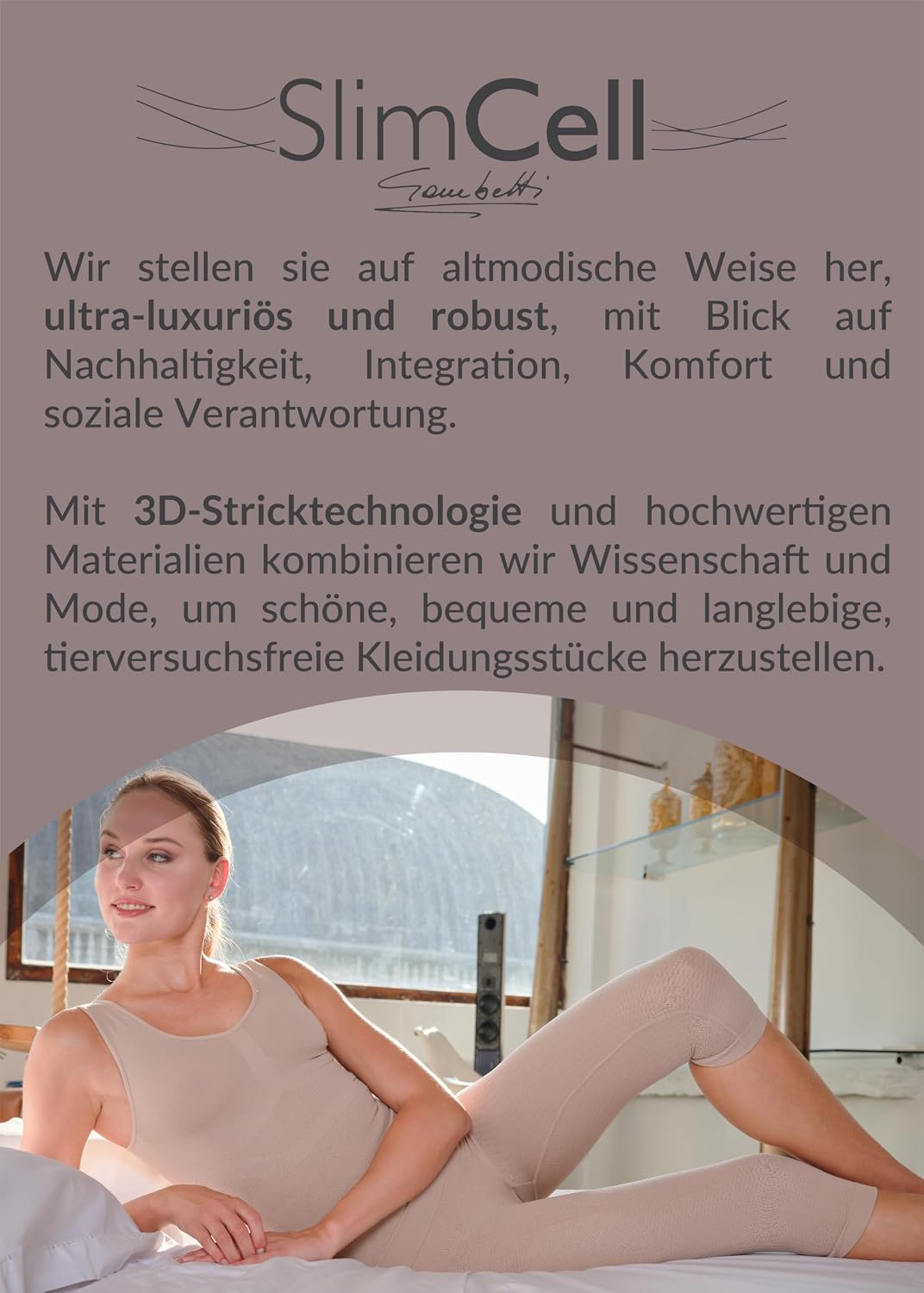 SLIMCELL Shapewear Damen Bauchweg Nahtlose Anti Cellulite – Figurformende Unterwäsche Für Flachen Ba