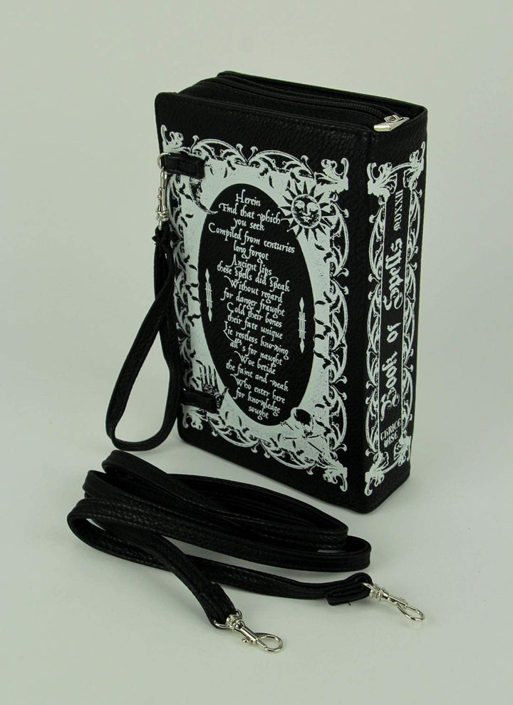 Things2Die4 Elegante literarische Clutch Geldbörsen-Kollektion: Buchförmige Handtaschen mit Crossbod