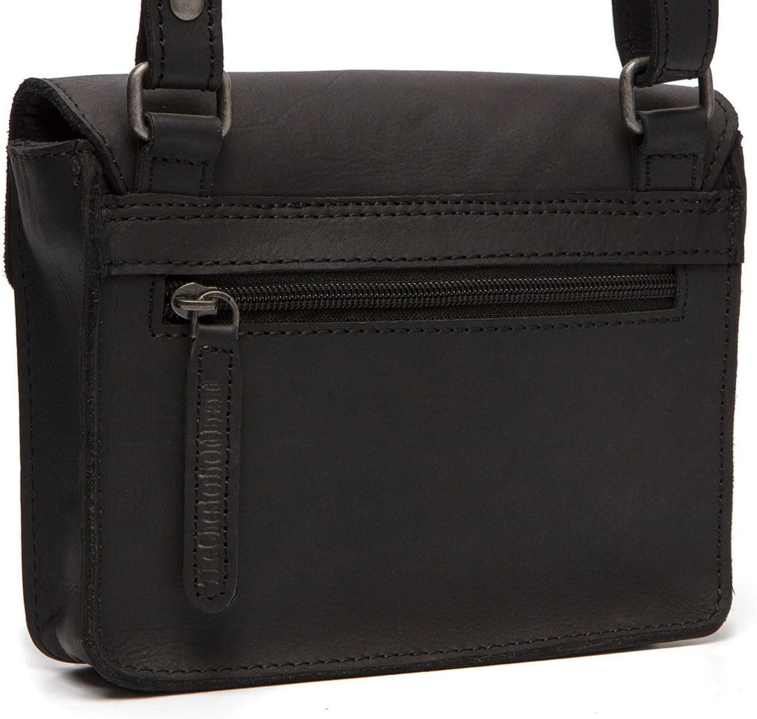 The Chesterfield Brand Wax Pull Up Sevilla Umhängetasche Leder 18 cm, Schwarz, Einheitsgrösse