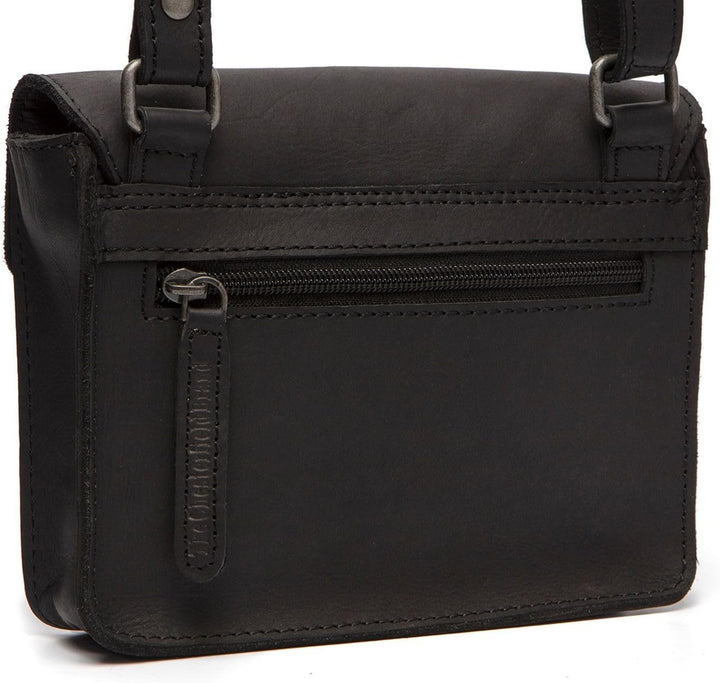 The Chesterfield Brand Wax Pull Up Sevilla Umhängetasche Leder 18 cm, Schwarz, Einheitsgrösse