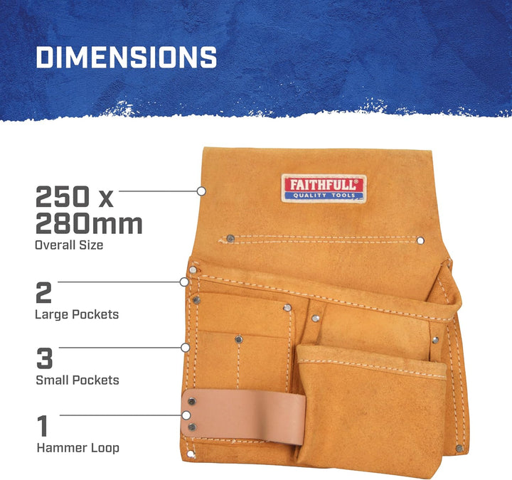 Faithfull - Single Werkzeug-& Nail-Tasche - FAISTNP2 1 Multi, 1 Multi