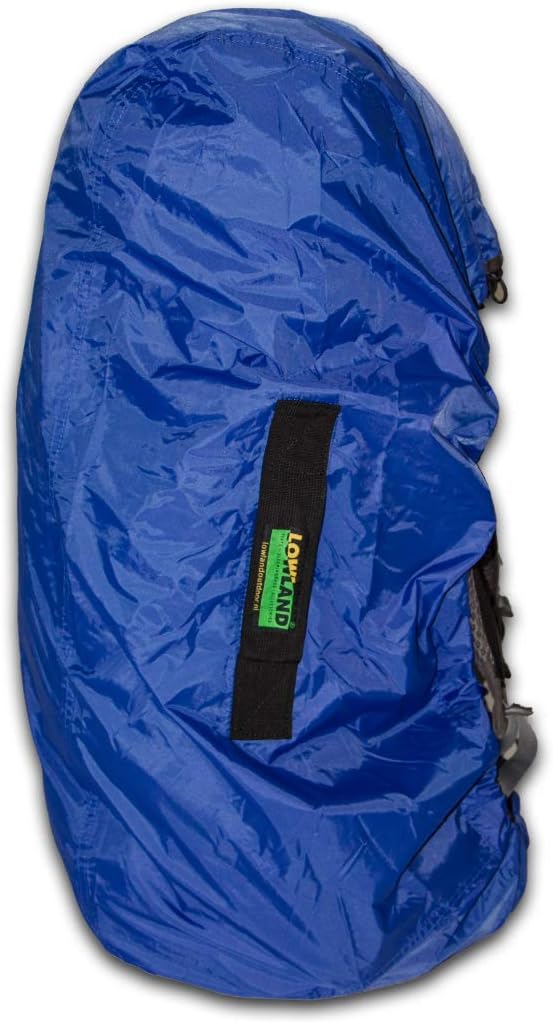 Lowland Outdoor Regen- und Transporthülle für Rucksäcke │Wasserdicht │85L │304g (Blau)
