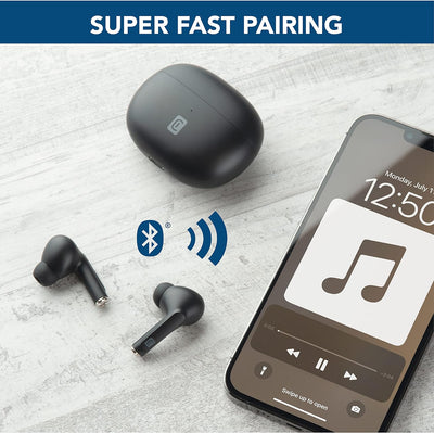 cellularline | Flick | Bluetooth 5.0 HiFi -Stereo - Kopfhörer mit Ladekoffer - Gesamtautonomie von 2