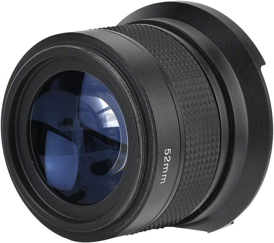 52mm Fisheye Objektiv, Universal 0,35x Weitwinkelkameraobjektiv mit Deckeln für/für/für/für Minolta/
