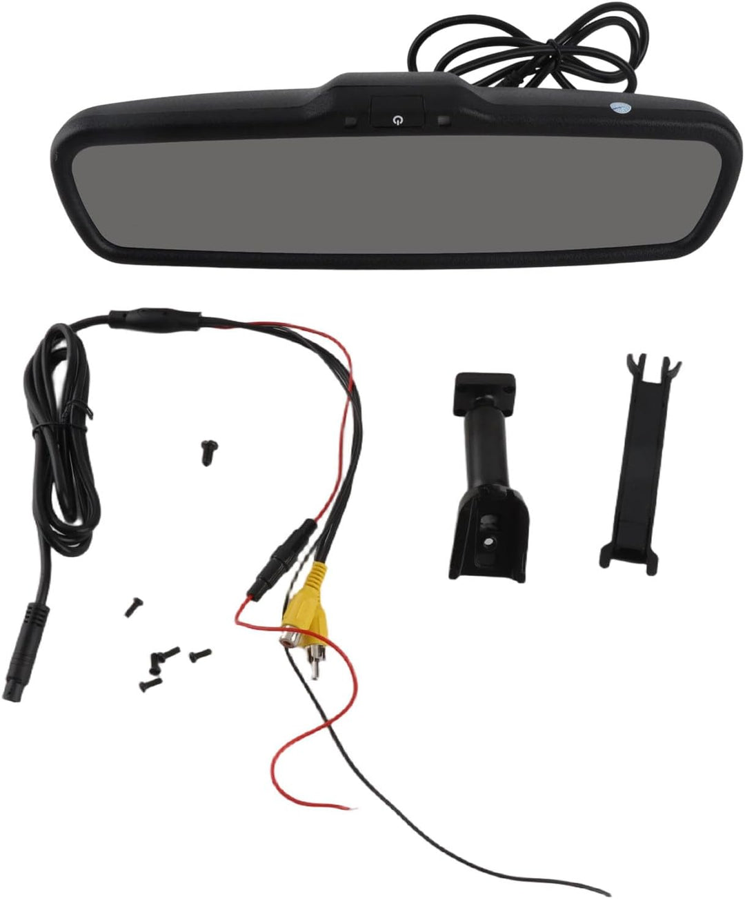 Rückspiegel-Monitor, 4,3 Zoll Auto Rückspiegel Auto Abblendmonitor mit Halterung Spiegel Dash Cam sc