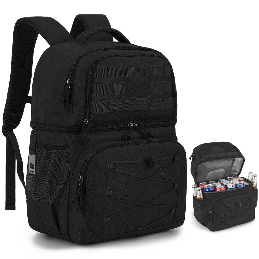 Kühlrucksack mit Doppeldecker Taktischer Kühltasche Rucksack Herren Klein Isoliert Auslaufsicherer R