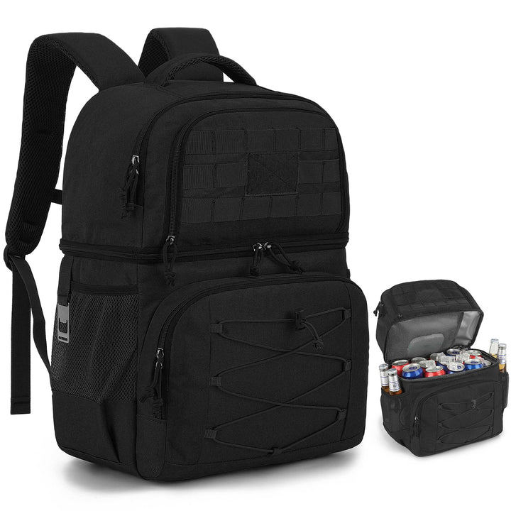 Kühlrucksack mit Doppeldecker Taktischer Kühltasche Rucksack Herren Klein Isoliert Auslaufsicherer R