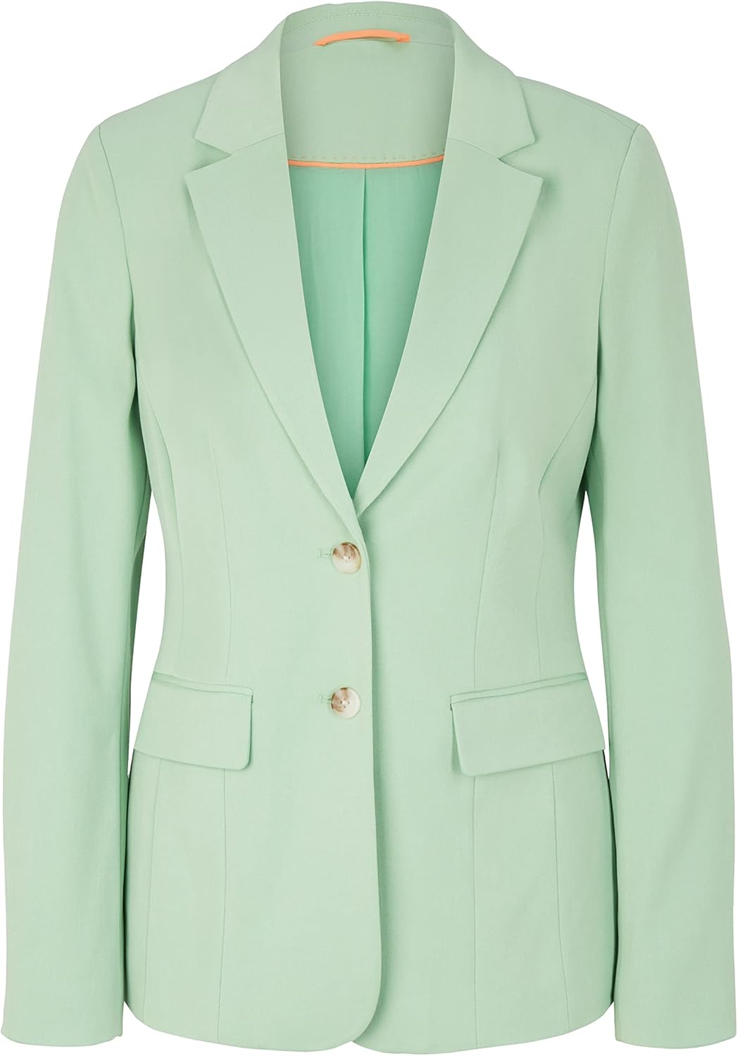 TOM TAILOR Damen Basic Blazer 46 31034 - Okra Green, 46 31034 - Okra Green