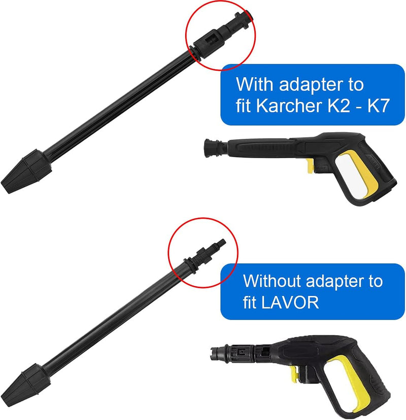 DrRobor 160Bar Hochdruck Hochdruckreiniger Lanze für Kärcher K2 K3 K4 K5 K6 K7, Hochdruck Sprühlanze
