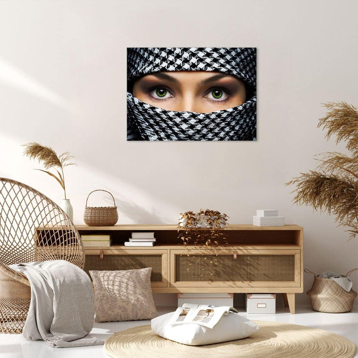 Bilder auf Leinwand Schönheit Kultur Geheimnis Leinwandbild 70x50cm Wandbilder Dekoration Wohnzimmer