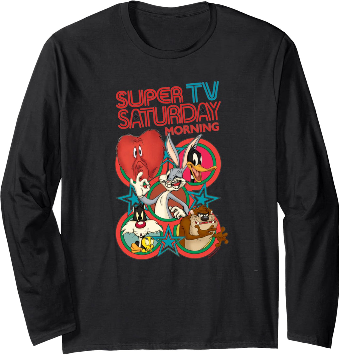 Looney Tunes Super TV Saturday Langarmshirt