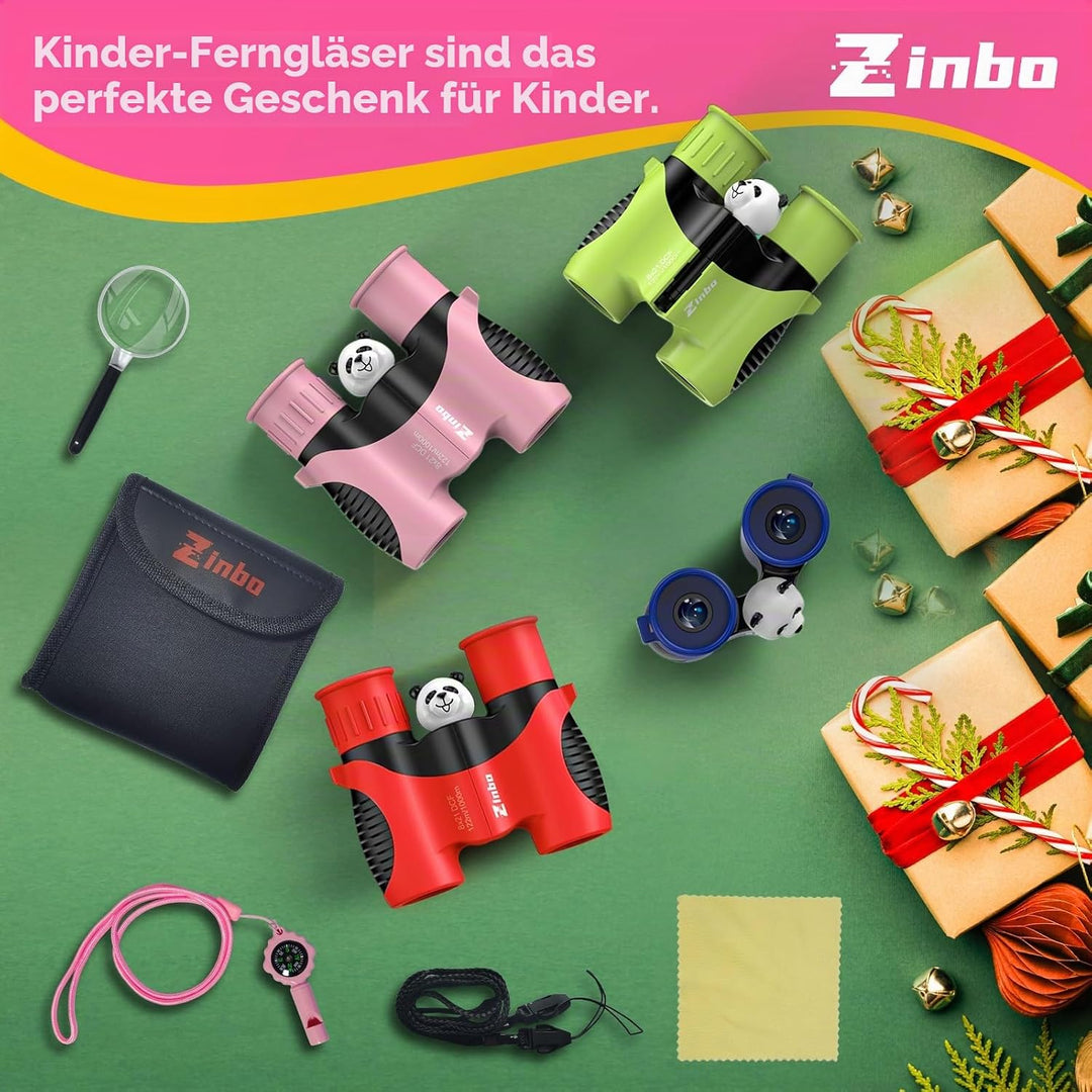 Fernglas für Kinder, Spielzeug für 3–12 Jahre alte Mädchen und Jungen, Vogelbeobachtung, Wandern, 4,