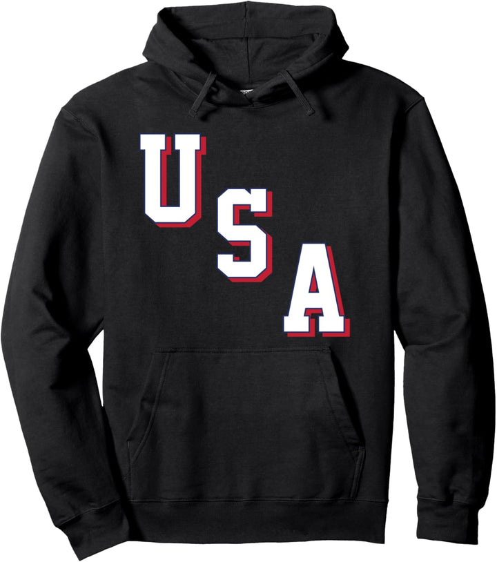 Fourth of July Patriotic USA United States of America Pullover Hoodie