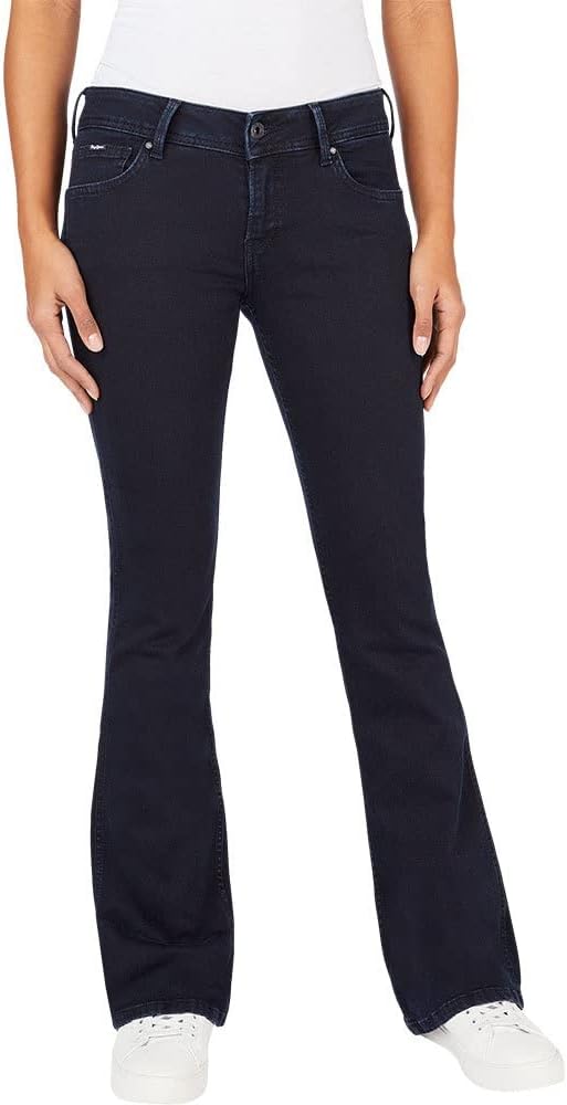 Pepe Jeans Damen New Pimlico Jeans 26W / 30L Blue (Denim-dp1), 26W / 30L Blue (Denim-dp1)