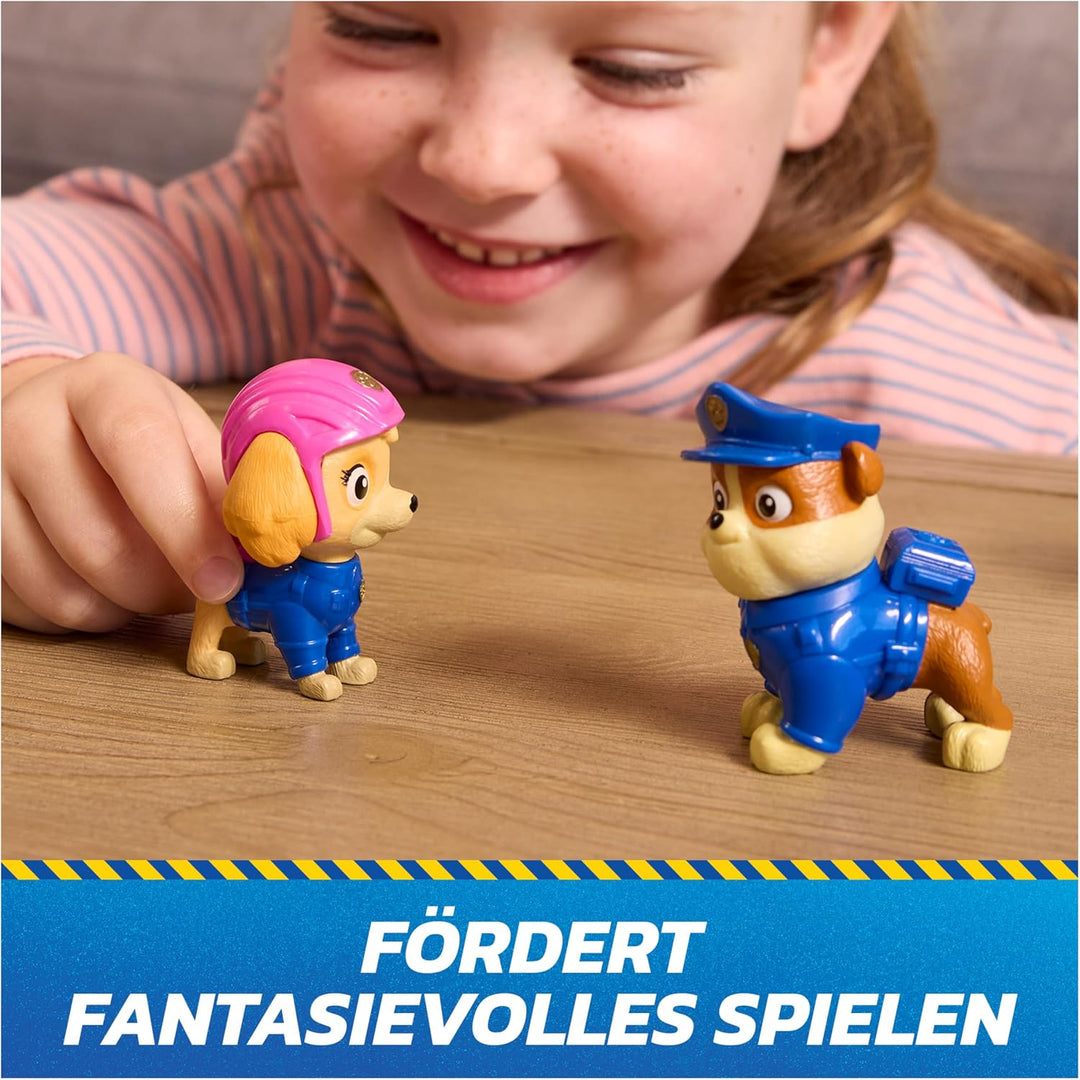 PAW PATROL – Search &amp; Rescue: Figuren-Set mit 7 Charakteren (Chase, Marshall, Skye, Rubble, Rocky, Z