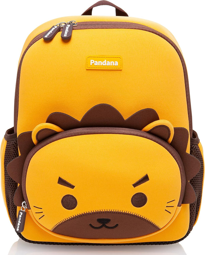 Pandana Grosser Kinderrucksack Lukas Löwe mit Brustgurt für Jungen und Mädchen im Kindergarten oder
