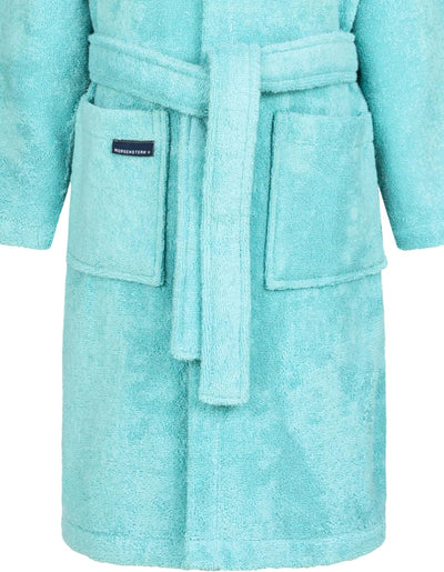 Morgenstern Bademantel Kinder Mädchen Jungen Frottee Baumwolle Kapuze OEKO-TEX Kinderbademantel 140