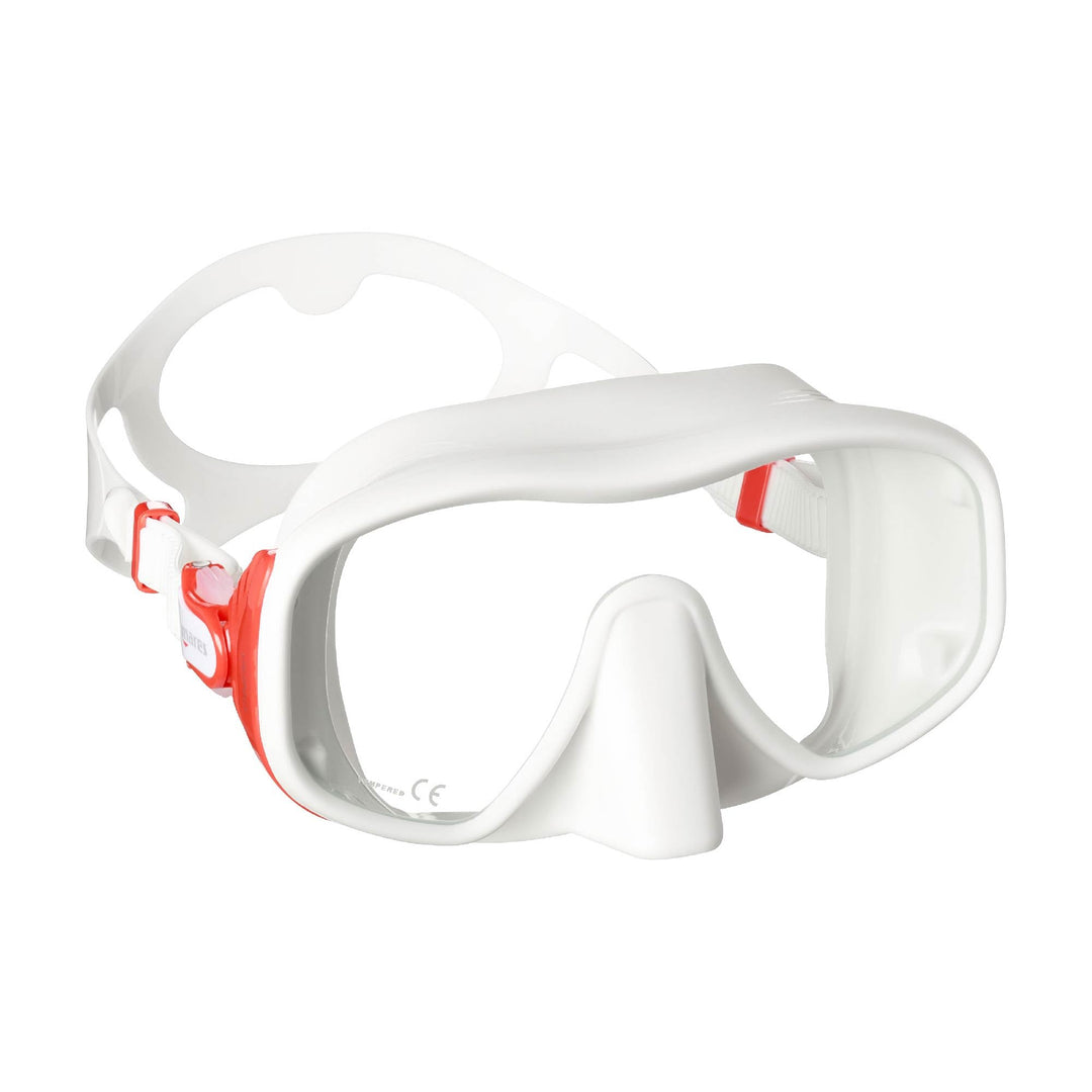 Mares Juno Tauchmasken Unisex – Erwachsene Weiss/Transparent One Size