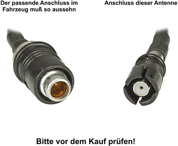tomzz Audio 1000-005 KFZ Antenne Dachantenne 16V Verstärker Raku 2 II kompatibel mit Audi Opel Seat
