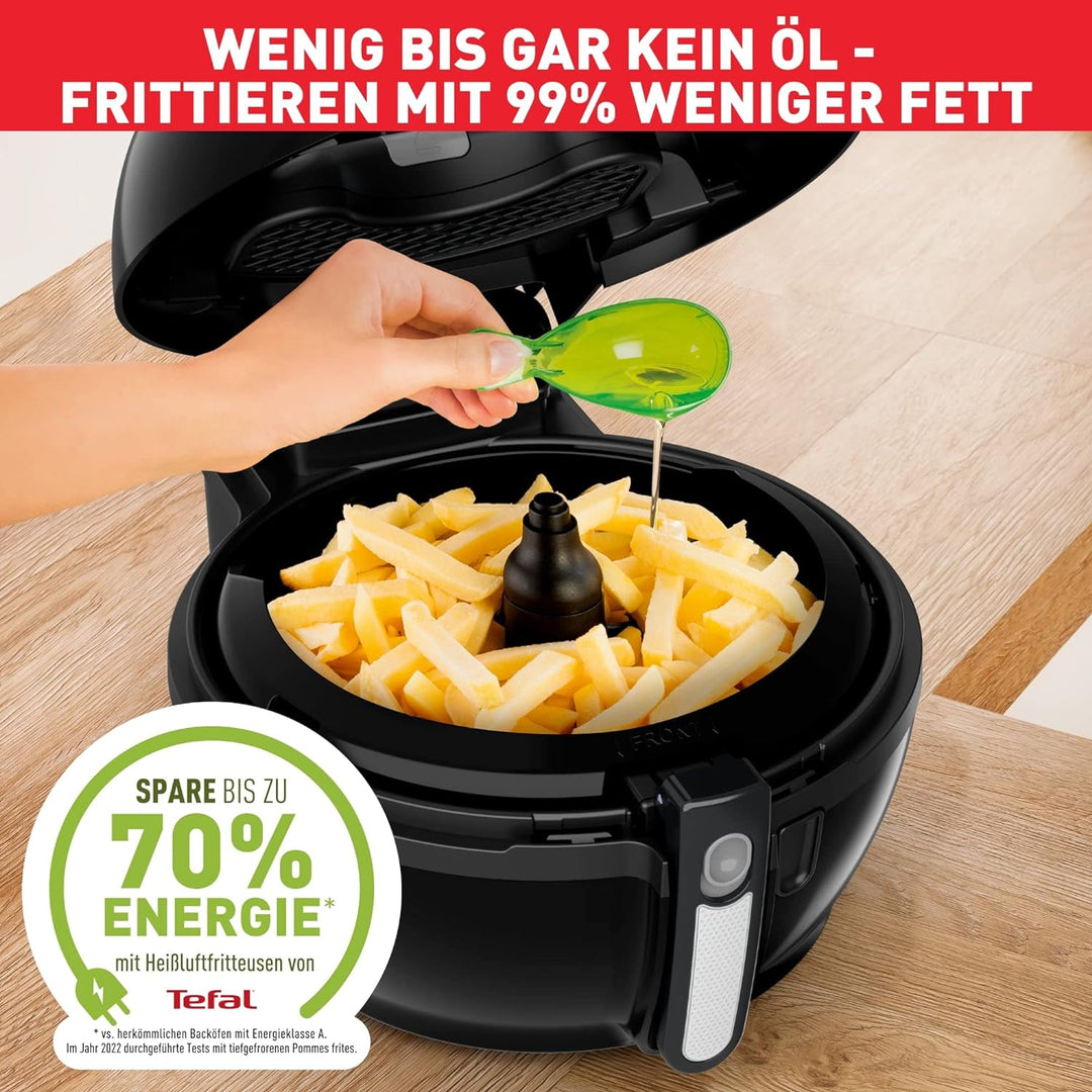 Tefal FZ7738 ActiFry Genius+ Heissluftfritteuse | 1500 Watt | Fassungsvermögen: 1,2 kg | Timer | 9 a