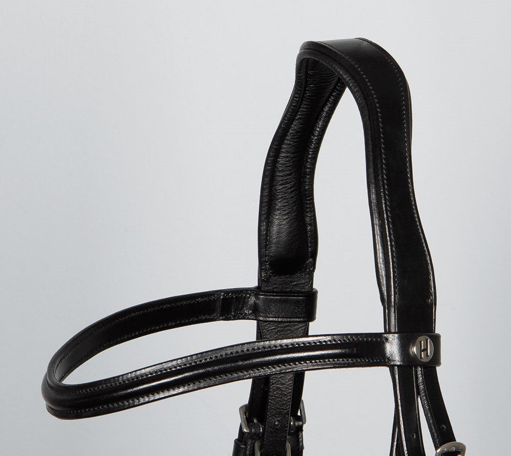 Harry's Horse Hoofdstel Anatomic, Farbe:schwarz, Grösse:cob cob schwarz, cob schwarz