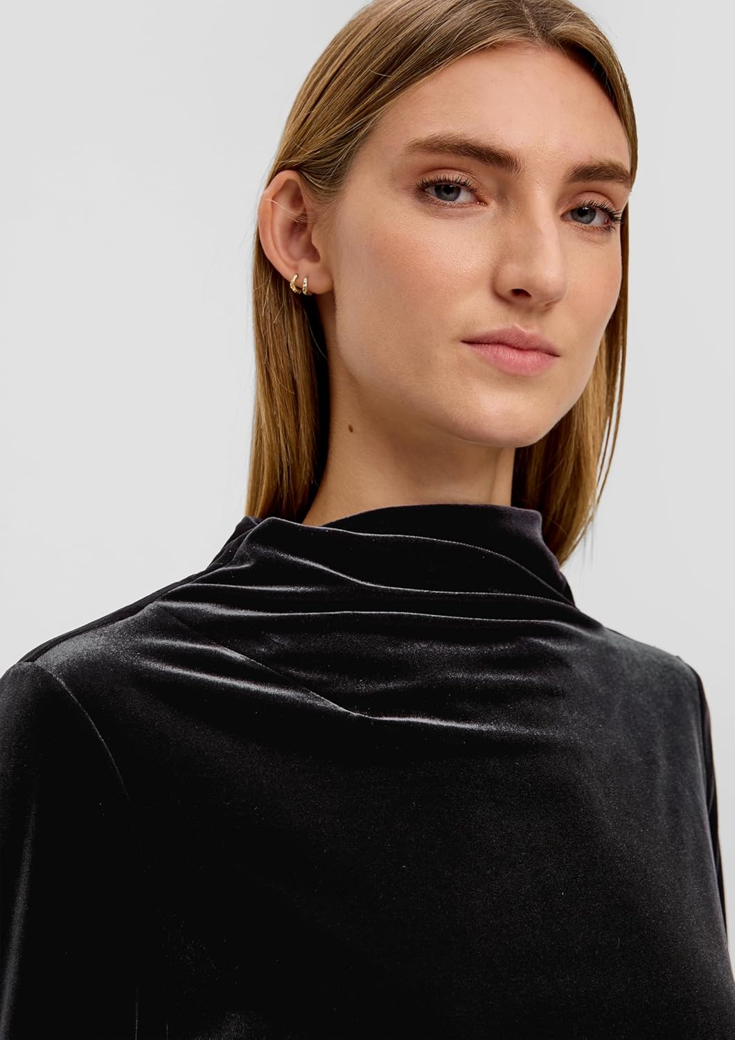 s.Oliver BLACK LABEL Damen Samt Sweatshirt 38 9999, 38 9999