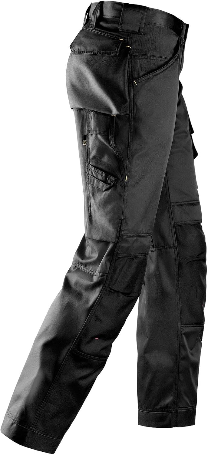 Snickers DuraTwill Hose, schwarz Gr. 54 54 Schwarz-schwarz, 54 Schwarz-schwarz