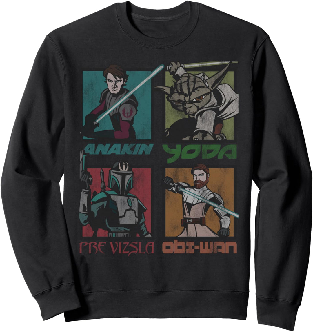Star Wars The Clone Wars Jedi and Pre Vizla Sweatshirt