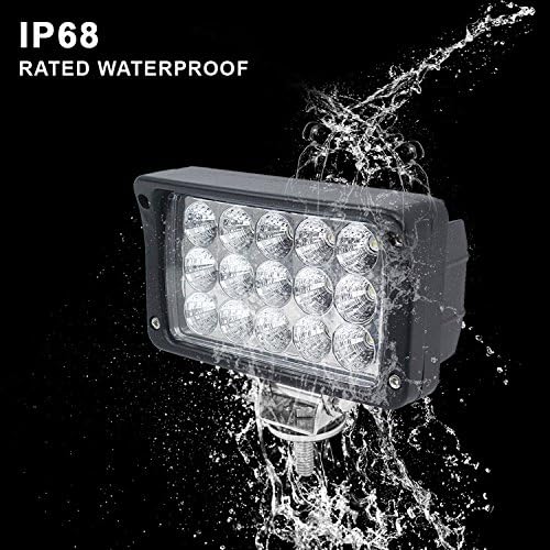 LED Scheinwerfer 45W Flutlicht Rückfahrscheinwerfer IP67 Wasserdicht Arbeitsscheinwerfer 12V 24V (2p