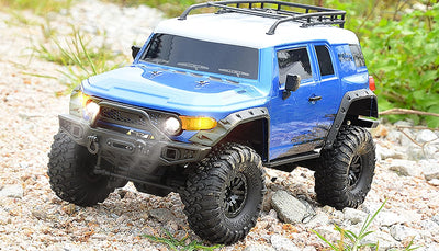 Amewi 22591 Dirt Climbing SUV CV Crawler 4WD 1:10 RTR blau, inkl. Fernsteuerung, Akku, Ladegerät