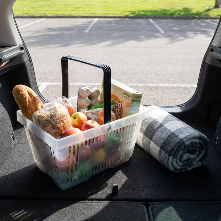 gebar – Einkaufskorb 22 Liter 1 Griff, Verkaufs-, Einkaufs- Körbe, Korb 22L Shopping Basket, Trageko