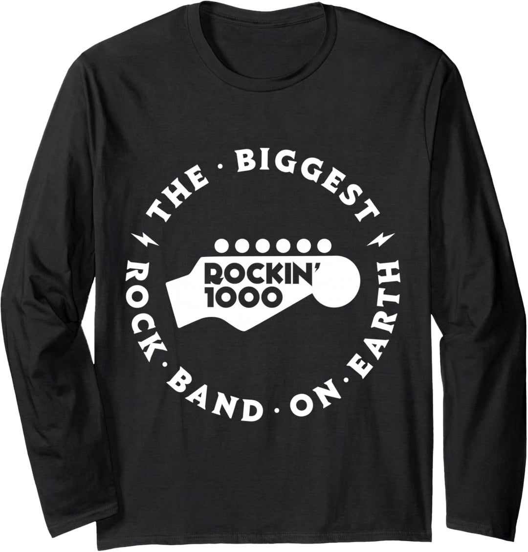 Rockin'1000 Die grösste Rockband der Welt - Kreisversion Langarmshirt