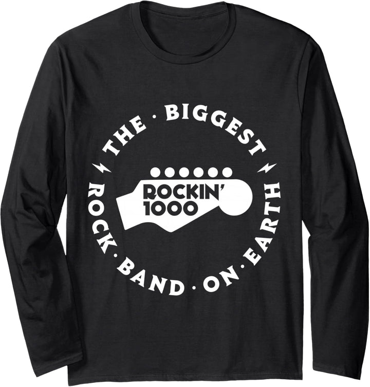 Rockin'1000 Die grösste Rockband der Welt - Kreisversion Langarmshirt