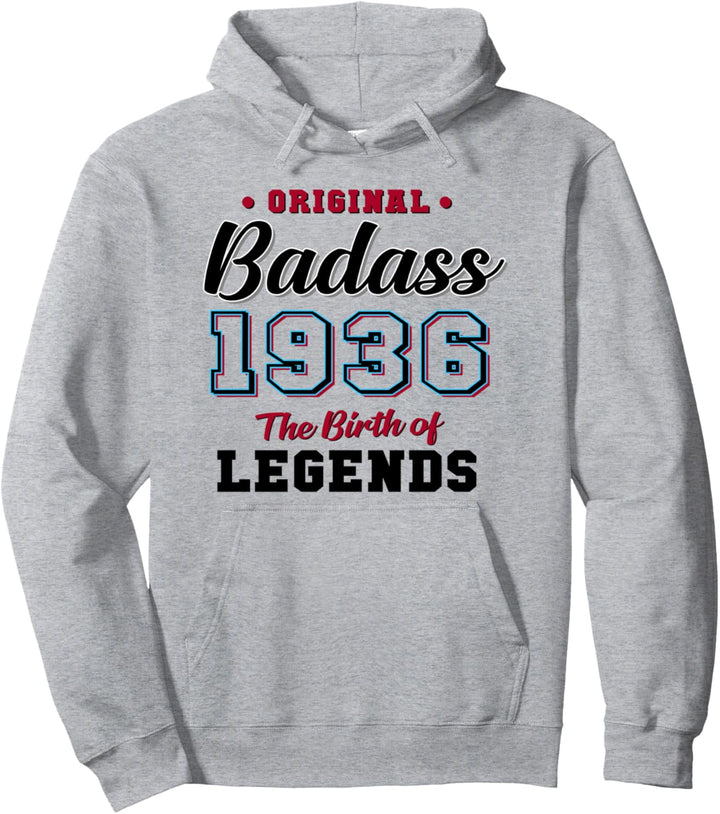 85. Geburtstagsgeschenk Badass Legend 1936 85 Jahren Pullover Hoodie
