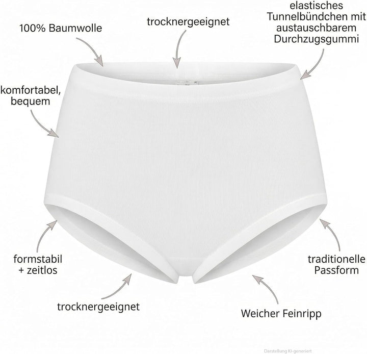 Schiesser Herren Slip 40 5 X Weiss, 40 5 X Weiss