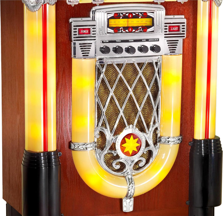 Karcher JB 6604 Jukebox (CD/MP3-Player, Radio, SD/MMC-Kartenslot, USB, Lightshow) UKW - CD