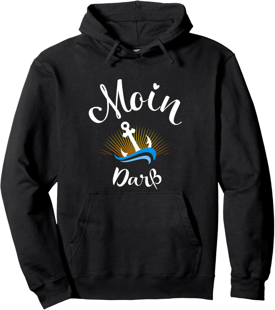 Moin Darss mit Anker für Strandurlaub an Küste und Meer Pullover Hoodie