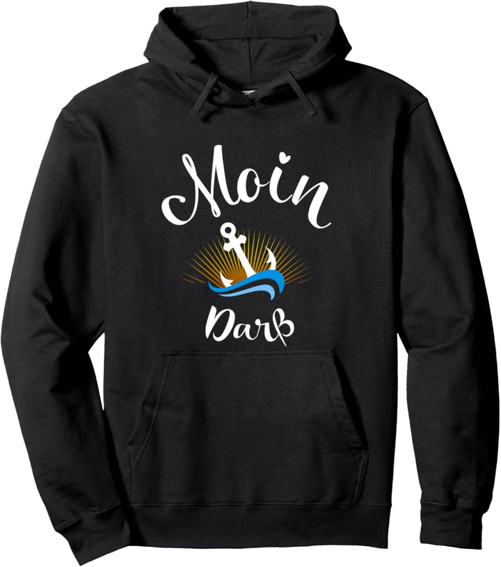 Moin Darss mit Anker für Strandurlaub an Küste und Meer Pullover Hoodie
