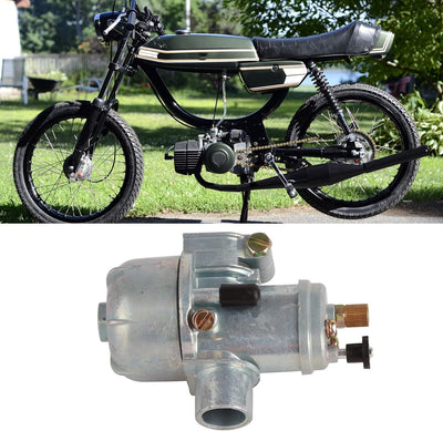 Motorrad Vergaser, 15 Mm Bing Style Carb 20 Mm Einlassdurchmesser Moped Motorrad Vergaser Ersatz für