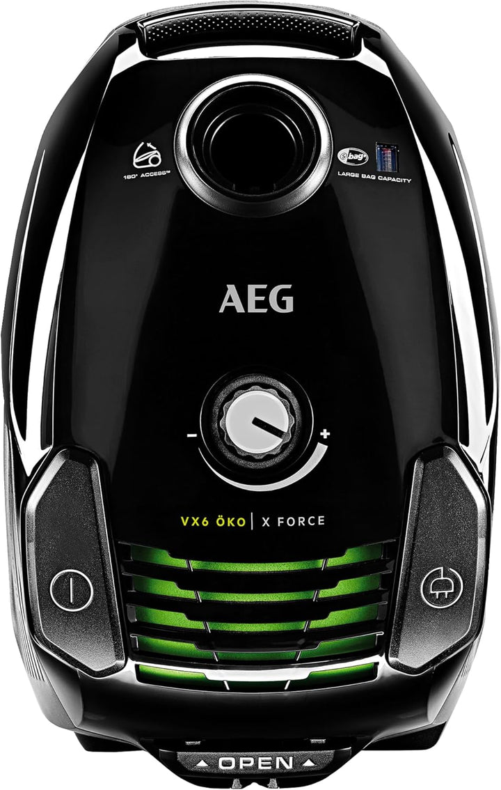 AEG VX6-2-ÖKOX Staubsauger mit Beutel / 60% Recyclingmaterial / Zusatzdüsen / Hart- und Teppichböden