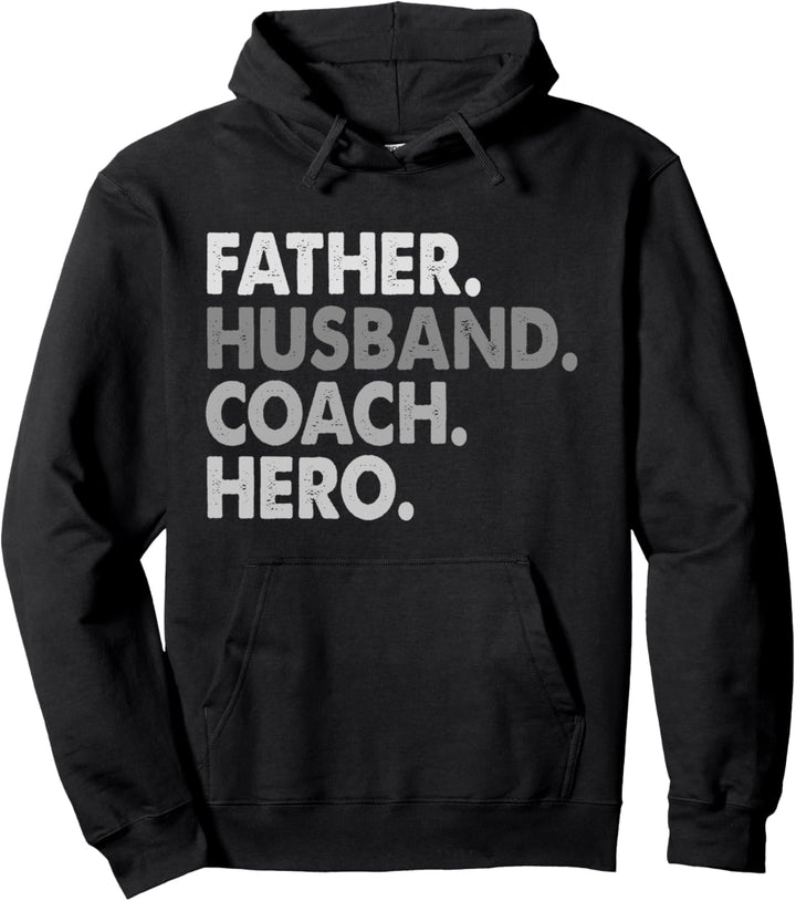 Vater Ehemann Coach Hero Pullover Hoodie